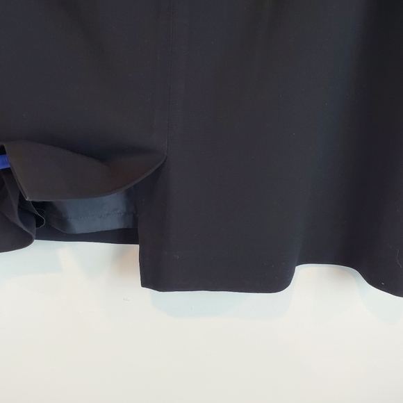 Vintage Apostrophe Black Pencil Skirt Size 14 Womens Career Comfort Stretch - Picture 4 of 7